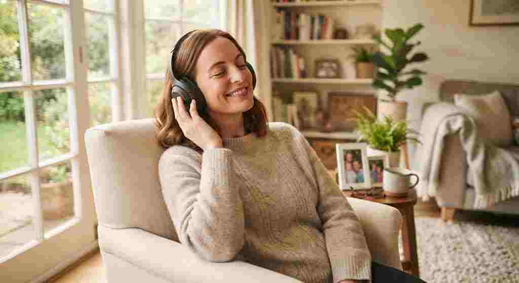 Enjoying an Inspiring Podcast